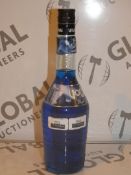Lot to Contain 6 Brand New Bottles of Blue Italian Liqueur RRP £30 Each