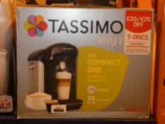 Boxed Bosch Tassimo Vivy 2 Capsule Coffee Maker RRP £100 (Viewing Is Highly Recommended)