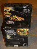 Lot to Contain 2 George Foreman Fat Reducing Health Grills (Viewing Is Highly Recommended)