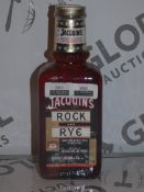 Lot to Contain 6 Brand New Bottles of Jacquines Rock and Rye Whiskey RRP £30 Each