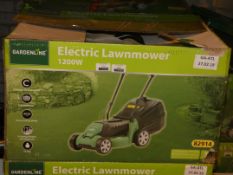 Boxed Gardenline 1200W Electric Lawnmower (Viewing Is Highly Recommended)