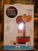 Boxed Nescafe Dolce Gusto Capsule Coffee Maker RRP £80 (Viewing Is Highly Recommended)