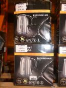 Lot to Contain 2 Boxed Russell Hobbs Buckingham Stainless Steel Cordless Jug Kettles RRP £40 Each (