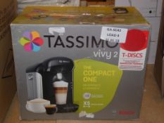 Boxed Bosch Tassimo Vivy 2 Capsule Coffee Maker RRP £50 (Viewing Is Highly Recommended)