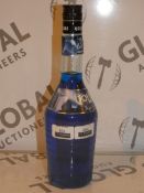 Lot to Contain 6 Brand New Bottles of Blue Italian Liqueur RRP £30 Each