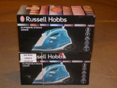 Lot to Contain 2 Boxed Russell Hobbs Supreme Steam Irons RRP £30 Each (Viewing Is Highly