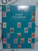 Box of Assorted Stamps and Books