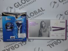 Lot to Contain 2 Assorted Items To Include Panasonic Foil Shaver and Babyliss Hair Straighteners (