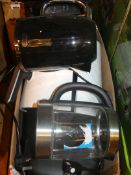 Lot to Contain 6 Assorted Kitchen Items To Include a Health Fryer, 5 Cup Capacity Coffee Maker, Hand