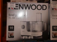 Boxed Kenwood FP120 400W Food Mixer RRP £40 (Viewing Is Highly Recommended)