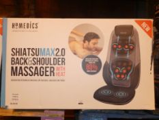Boxed Homedics Back and Shoulder Massager With Heat (Viewing Is Highly Recommended)