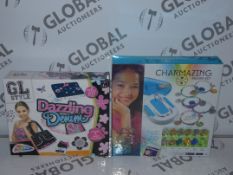 Lot to Contain 5 Assorted Girls Toy Items To Include Dazzling Denim Sets and Charmazing Deluxe Charm