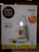 Boxed Nescafe Krups Capsule Coffee Machine RRP £100 (Viewing Is Highly Recommended)