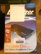 Lot to Contain 6 Boxed Energiser Portable Battery Chargers RRP £35 - £45 Each
