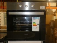 Sharp K-64LX Stainless Steel and Black Fully Integrated Single Multifunction Fan Assisted Oven RRP £
