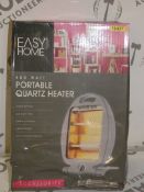 Boxed 800W Portable Halogen Heaters