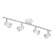 Assorted Lighting Items To Include an Enden Twin Light, Wall Light, Oaks Lighting Chrome Wall