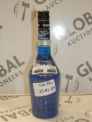 Bottle of 70cl Volare Blue Cracao Italian Liqueur RRP £30 a Bottle