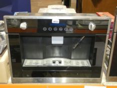 Stainless Steel and Black Fully Integrated Coffee Machine