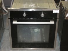 Stainless Steel and Black Fully Integrated Electric Oven