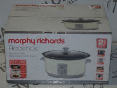 Boxed Morphy Richards Accents Slow Cooker