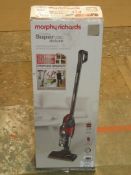 Boxed Morphy Richards Cordless Super Vac Deluxe Vacuum Cleaner With Detachable Handheld RRP £130