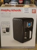 Boxed Morphy Richards Digital Pour Over Coffee Machine in Black RRP £100