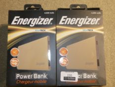 Boxed Energiser Power Bank Mobile Chargers RRP £35 Each