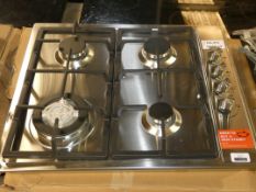 Boxed Stainless Steel 4 Burner Natural Gas Hob
