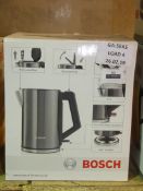 Boxed Bosch 1.7L 3000W Rapid Boil Cordless Jug Kettle RRP £55