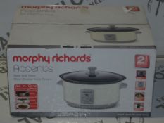 Boxed Morphy Richards Accents Slow Cooker