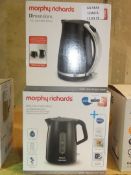 Boxed Assorted Morphy Richards Dimensions and Brita Filter Kettles RRP £35 Each