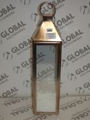 Decorative Copper Effect Lantern RRP £75