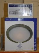 Lot to Contain 3 Assorted Search Light Lighting Items to Include a Chrome Finish Wall Light, 2