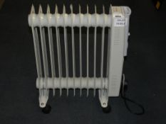 Lot to Contain 3 Electrically Heated Plug In Oil Filled Radiators
