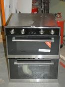 Stainless Steel and Black Fully Integrated UBMFTC723.1 Fan Assisted Oven