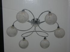Boxed Home Collection Eliana Flush 6 Light Ceiling Light RRP £95