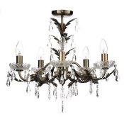 Boxed Home Collection Paisley Flush Chandelier RRP £65