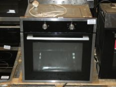 Stainless Steel and Black UBGMMT60BK Fully Integrated Single Gas Oven