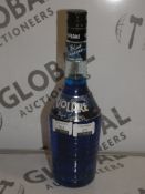 Lot to Contain 12 Brand New Bottles Of Volare 70cl Blue Cracao Italian Liqueur RRP £30 A Bottle