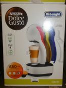 Boxed Delonghi Nescafe Dolce Gusto Colours Range Cappuccino Coffee Maker RRP £100