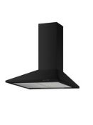 Boxed CHIM60BK Black 60cm Chimney Cooker Hood (Viewing Is Highly Recommended)