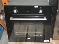 Black UBEMF612 Fully Integrated Single Electric Oven (Viewing Is Highly Recommended)