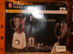 Boxed Russell Hobbs Aura 2 in 1 Jug Blender RRP £50 (Viewing Is Highly Recommended)