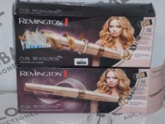 Lot to Contain 2 Boxed Remington Curl Revolution Ladies Hair Curlers RRP £50 Each (Viewing Is Highly