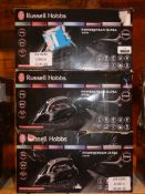 Lot to Contain 3 Boxed Russell Hobbs Power Steam Ultra Steam Irons RRP £50 Each (Viewing Is Highly