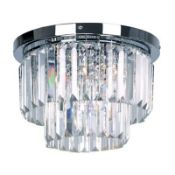 Boxed Home Collection Melody Flush Ceiling Light RRP £70 (Viewing Is Highly Recommended)