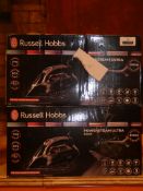 Lot to Contain 2 Boxed Russell Hobbs Power Steam Ultra Steam Irons RRP £50 Each (Viewing Is Highly