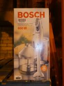 Boxed Bosch 600W Stick Blender (Viewing Is Highly Recommended)