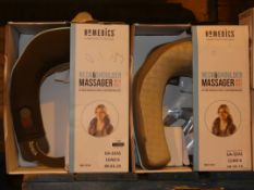 Lot to Contain 2 Homedics Neck and Shoulder Massager With Heat (Viewing Is Highly Recommended)